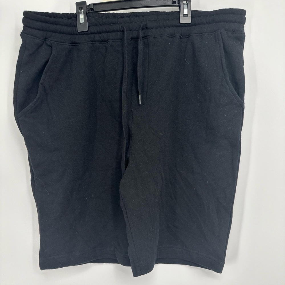 Independent Trading Co. Men’s Fleece Shorts In Black Sz 2XL NWOT